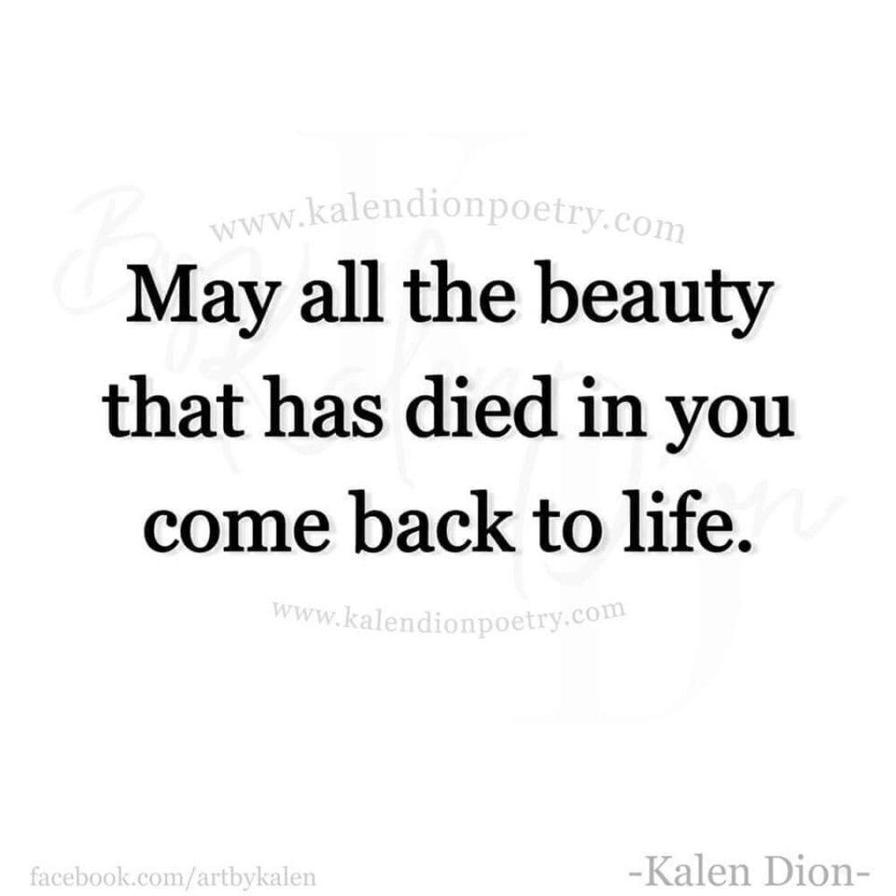 You are beautiful! 